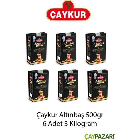 Çaykur Altınbaş 500 Gr. 6 Adet (3 Kilogram) ürün görseli 1
