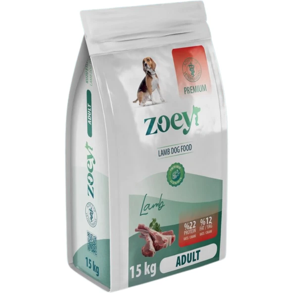 Zoey Kuzulu Yetişkin Köpek Maması 15 KG ürün görseli 1