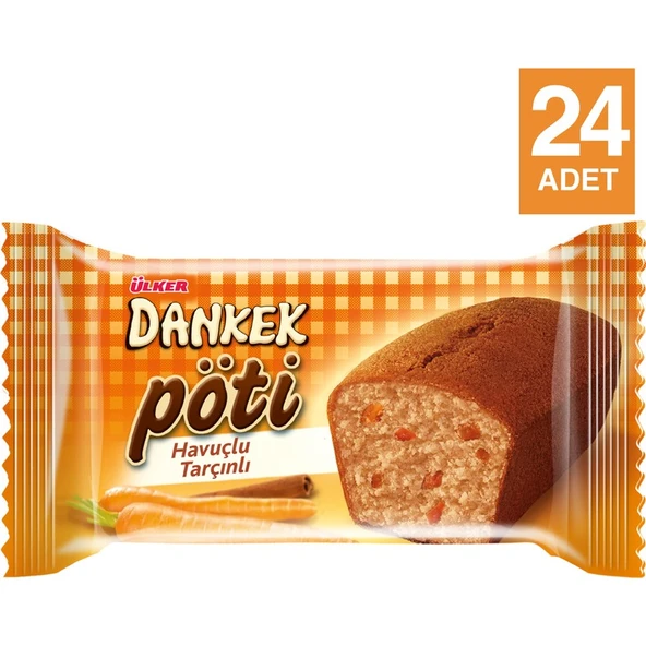 Ülker Dankek Pöti Havuçlu Tarçınlı 35 gr x 24 Adet ürün görseli 1