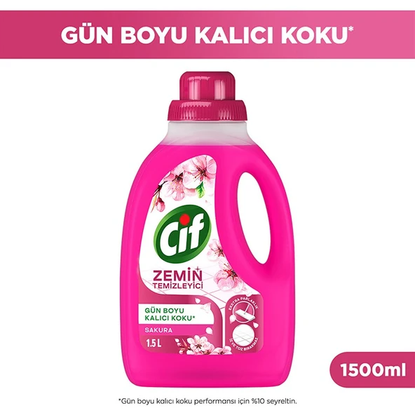 Cif Zemin Temizleyici Sakura 1500 ml ürün görseli 1