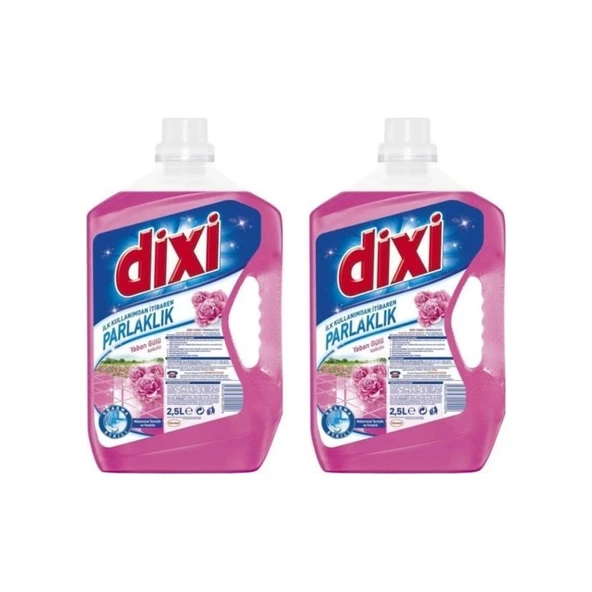 Dixi 2'li Yaban Gülü Kokulu Yüzey Temizleyici 2,5 Lt ürün görseli 1