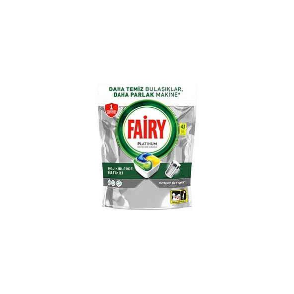 Fairy 43'lü Bulaşık Makinesi Tableti Platinum ürün görseli 1