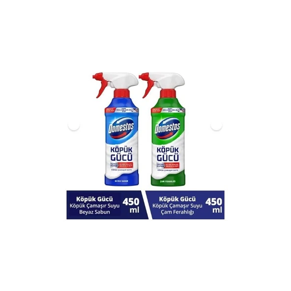Domestos Köpük Gücü Çam Ferahlığı 450 ml Köpük Gücü Beyaz Sabun 450 ml ürün görseli 1