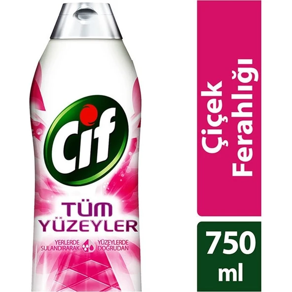 Cif Jel Yüzey Temizleyici Çiçek Ferahlığı 750 ml ürün görseli 1
