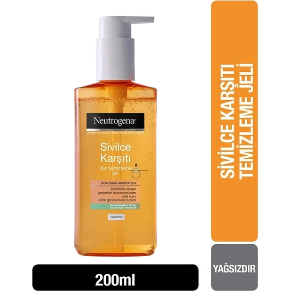 Neutrogena Karşıtı Yüz Temizleme Jeli 200 ml ürün görseli 1
