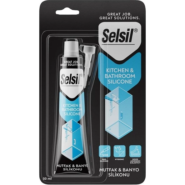Selsil Mutfak Banyo Duşakabin Silikonu Şeffaf 50 Ml. ürün görseli 1
