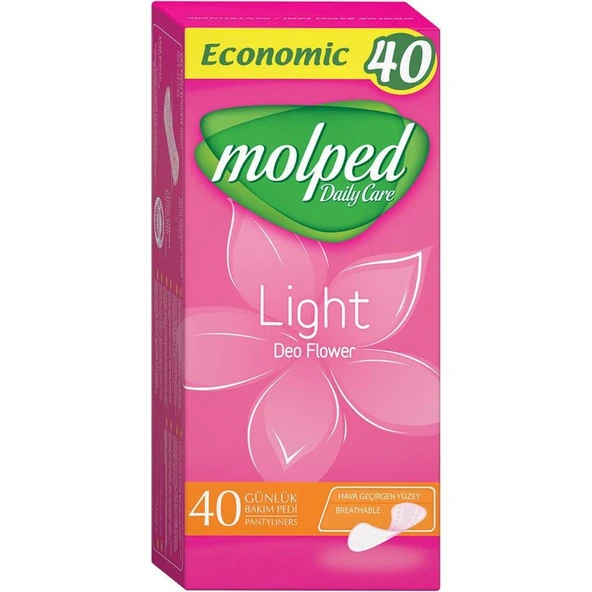 Molped Daily Care Günlük Ped 40 Lı (Pembe) ürün görseli 1