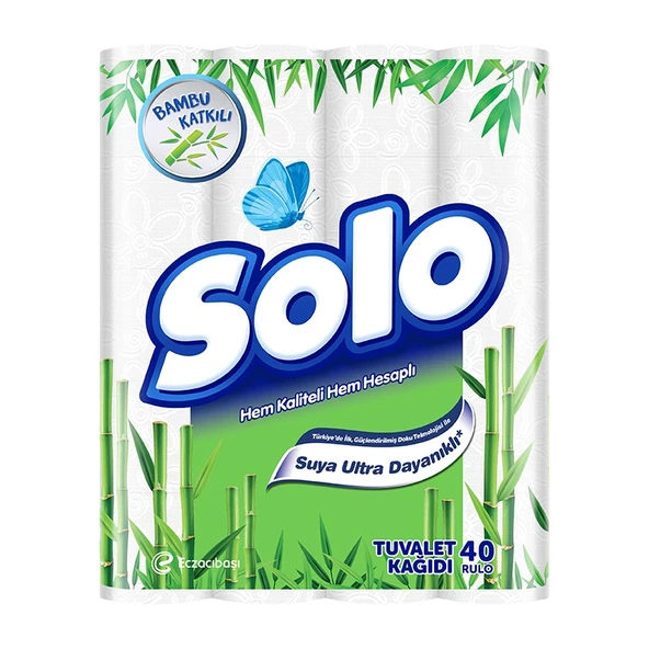 Solo Tuvalet Kağıdı 40'lı Bambu - Resim 2