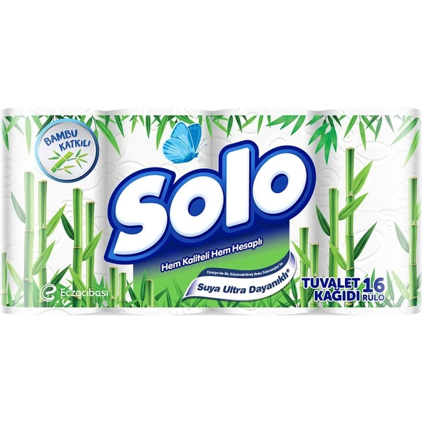 Solo Bambu Katkılı Tuvalet Kağıdı 16'lı ürün görseli 1