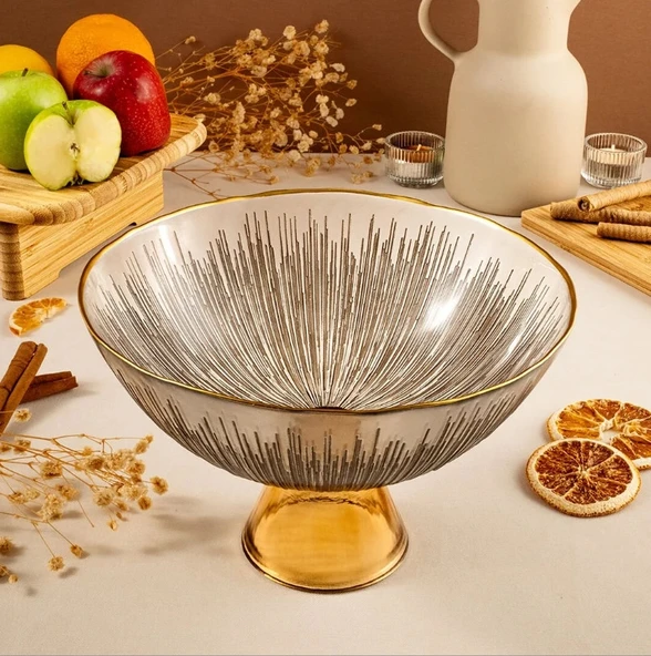 Fecra Mystic Ayaklı Kase 22cm - Resim 3