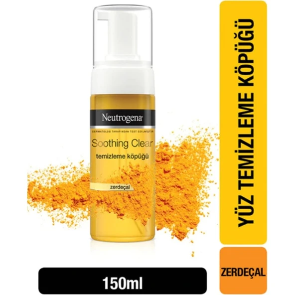 Neutrogena Soothing Clear Yüz Temizleme Köpüğü 150 ml ürün görseli 1