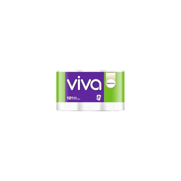 Viva Selection 3 Katlı Tuvalet Kağıdı 12'li x 5 ürün görseli 1