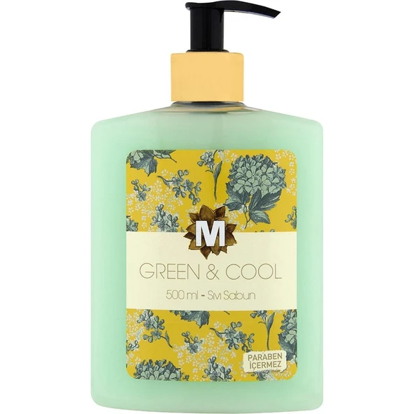 Migros Migros Mıgros Premium Sıvı Sabun Green&cool 500ML Banyo Sabunu ürün görseli 1