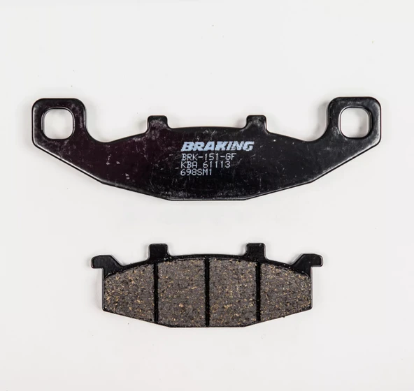 Braking 698Sm1 1995-1997 Kawasaki ZL 600 Uyumlu Ön Fren Balatası Yarı Metalik Balata ürün görseli 1