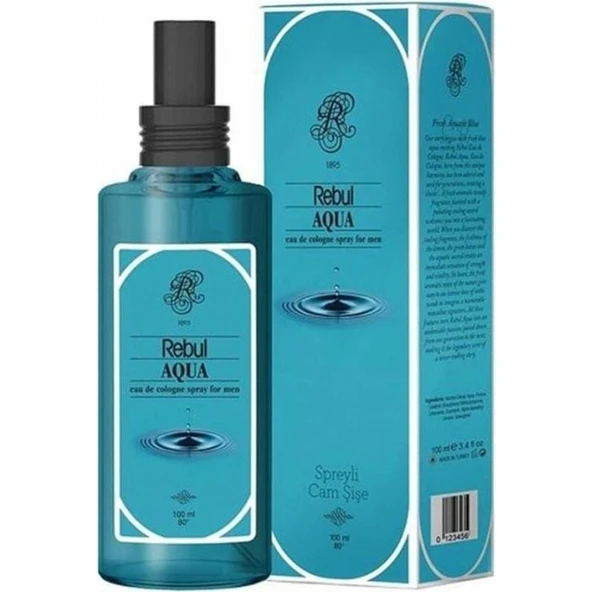 Rebul Aqua 125 ml Pet Spreyli Kolonya ürün görseli 1