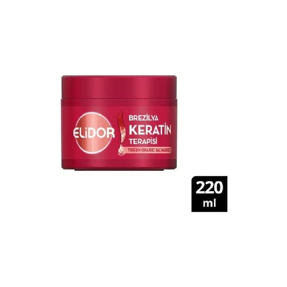 Elidor Saç Maskesi Brezilya Keratin Terapisi 220 ml ürün görseli 1