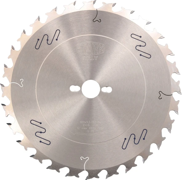 STARK 300X3,2/2,2X30 Z28 ATLAMALI AĞAÇ TESTERESİ ürün görseli 1