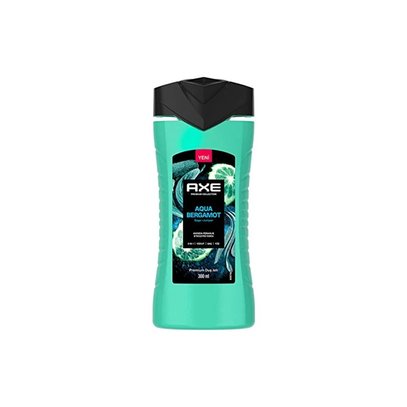 Axe Duş Jeli 3in1 Aqua Bergamot 300 ml ürün görseli 1