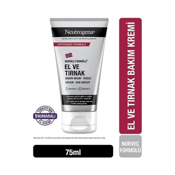Neutrogena El ve Tırnak Bakım Kremi 75 ml ürün görseli 1
