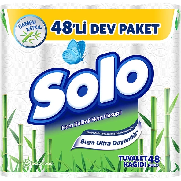 Solo Bambu Katkılı Tuvalet Kağıdı 48'li ürün görseli 1