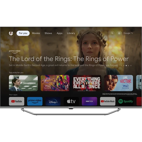 Rio 65 GHU 8900S 65" 165 Ekran Uydu Alıcılı 4K Ultra HD Google Smart LED TV ürün görseli 1