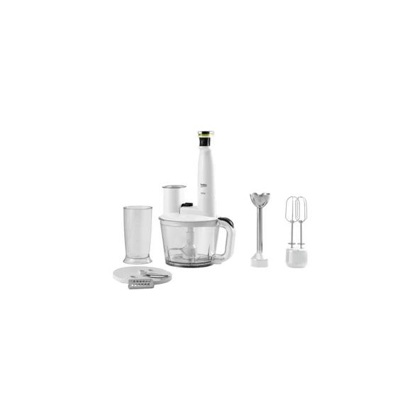 Beko RHB 5050 Floral 1500 W Mikser & Blender Seti Beyaz ürün görseli 1