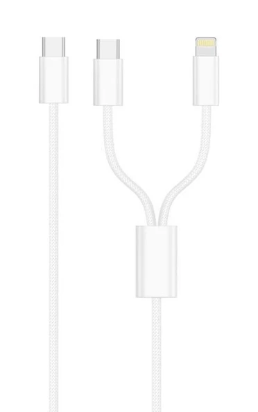 iPhone 15 16 15 Pro Max 15 16 Plus Şarj Kablosu 5A Hızlı Şarj 2in1 SZ-CL15 ürün görseli 1