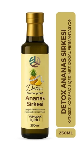 Promar Ananas Sirkesi Doğal Fermantasyon Pineapple Vinegar 250 ML ürün görseli 1