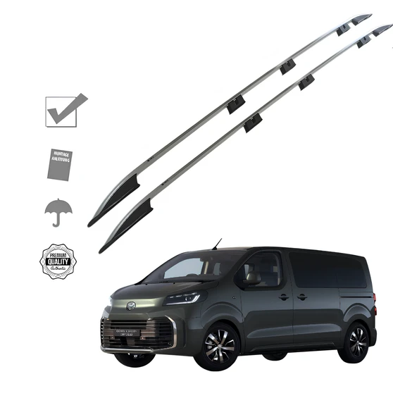 TOYOTO PROACE VERSO UZUN ŞASE TAVAN ÇİTASI PORTBAGAJ 2019 2020 2021 2022 2023 2024 2025 2026 2027 ürün görseli 1