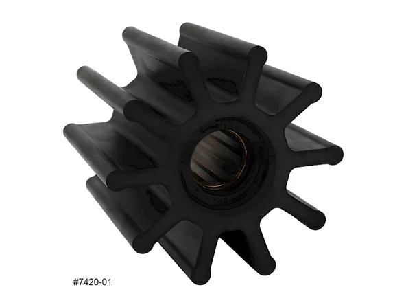 7420-01 JMP Marine Flexible Impeller (Replaces Jabsco 31130-0061, Yanmar 119593-42200) ürün görseli 1