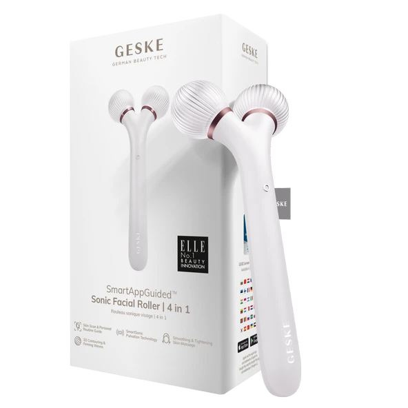 GESKE Titreşimli Yüz Şekillendirici Roller Masaj Cihazı  Sonic Facial Roller ürün görseli 1