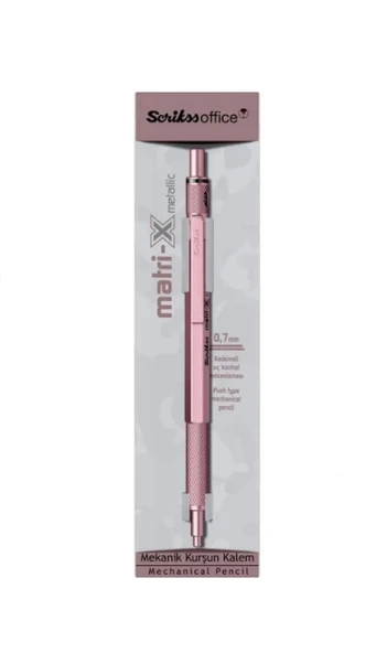 Scrikss Matri-X Versatil 0.7 mm Açık Pembe Şeffaf Ambalaj 5604 ürün görseli 1
