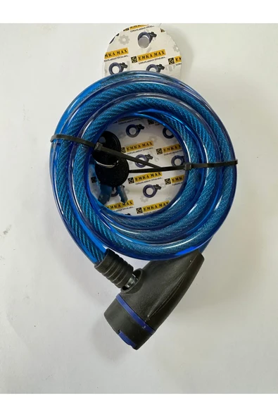BİSİKLET KİLİDİ 12 mm-150CM UZUN ÖMÜRLÜ ürün görseli 1