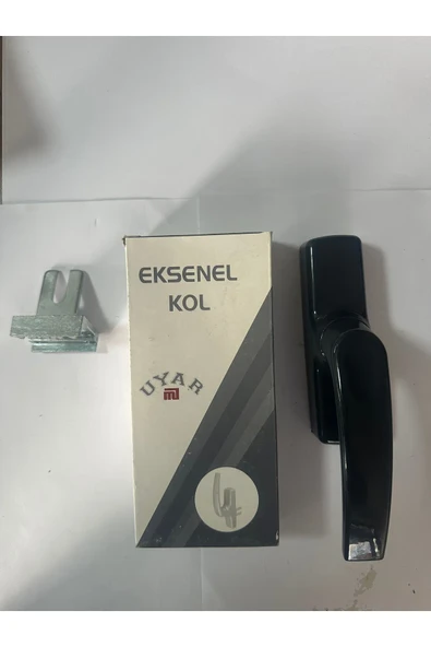 EKSENEL TEK MAÇA ALÜMİNYUM PENCERE KOLU(renk mat antrasit) ürün görseli 1