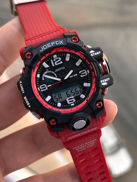 Joefox Küçük Kasa Digital Ve Analog 2 Yıl Garantili Kronometre+Takvim+Alarm+Çoçuk Kol Saati JE.CBK19 ürün görseli 1