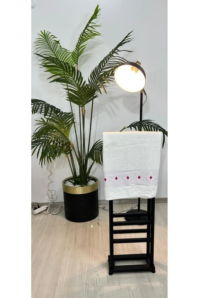 Marilyn Home DEVİN DEKOR  %100 Pamuk Banyo Havlusu - Pembe Krem ürün görseli 1