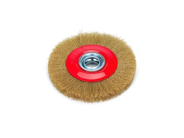 SEDEF Saçaklı Daire Tel Fırça 100 mm 55320 ürün görseli 1