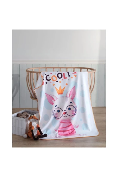 Marilyn Devin Dekor Cool Dijital Baskı Polar Bebek Battaniye 80x110cm ürün görseli 1