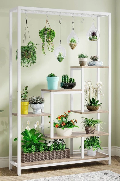TOLIAHOME 6 Katlı Metal Iskeletli Saksılık Çiçeklik Saksı Standı Saksılık ürün görseli 1