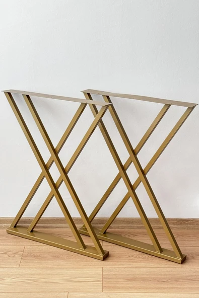 TOLIAHOME Metal Masa Yemek Masası Çalışma Masası Ayağı 2 Adet Ayak 72 Cm Mobilya Ayağı ürün görseli 1