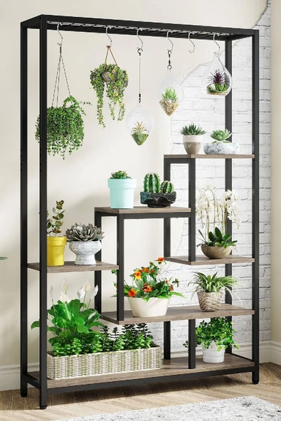 TOLIAHOME 6 Katlı Metal Saksılık Çiçeklik Saksı Standı ürün görseli 1