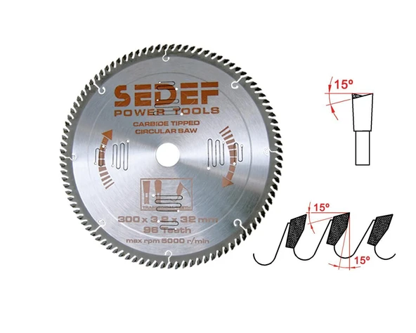 300x30-25-20x3.2x2.8 mm 96 diş Alternatif Sık Diş Testere ürün görseli 1