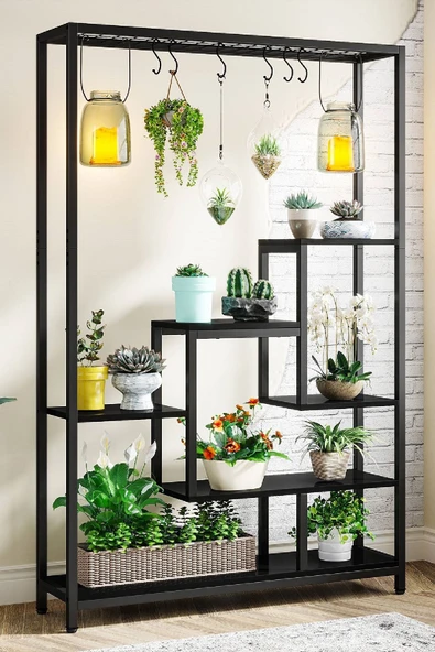 TOLIAHOME 6 Katlı Metal Saksılık Çiçeklik Saksı Standı ürün görseli 1
