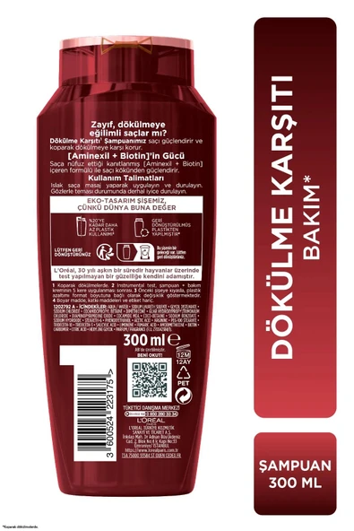 Elseve Komple Direnç Dökülme Karşıtı Şampuan 300 ml ürün görseli 1