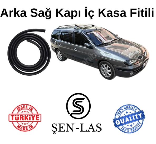 Renault Megane 1 Station Wagon Şen-Las Sağ Arka Kapı Fitili ŞL2303 ürün görseli 1