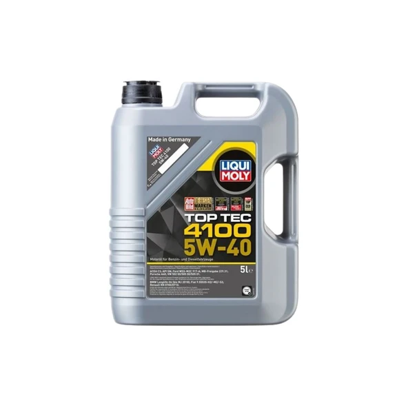 LIQUI MOLY 5W40 Motor Yağı TOP TEC 4100 Tam Sentetik 5 Litre 9511 ürün görseli 1