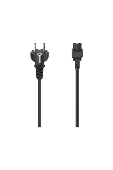 Hama HM.200735 1.5m Laptop Adaptörü Güç Kablosu Siyah ürün görseli 1