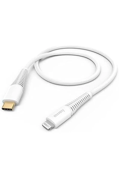 Hama nslmshop USB-C - Lightning, Hızlı Şarj Kablosu,1.5m, Beyaz Life Store 1037065 ürün görseli 1