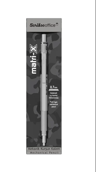 Scrikss Matri-X Versatil 0.7 mm Açık Gri Şeffaf Ambalaj 5543 ürün görseli 1