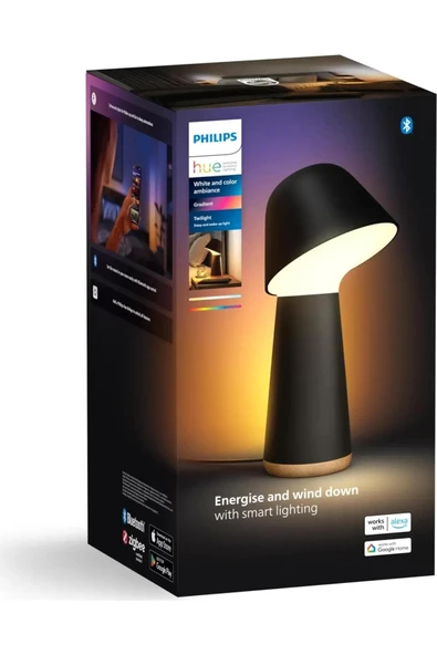 Philips Hue Twilight Uyku ve Uyanma Işığı - Siyah ürün görseli 1